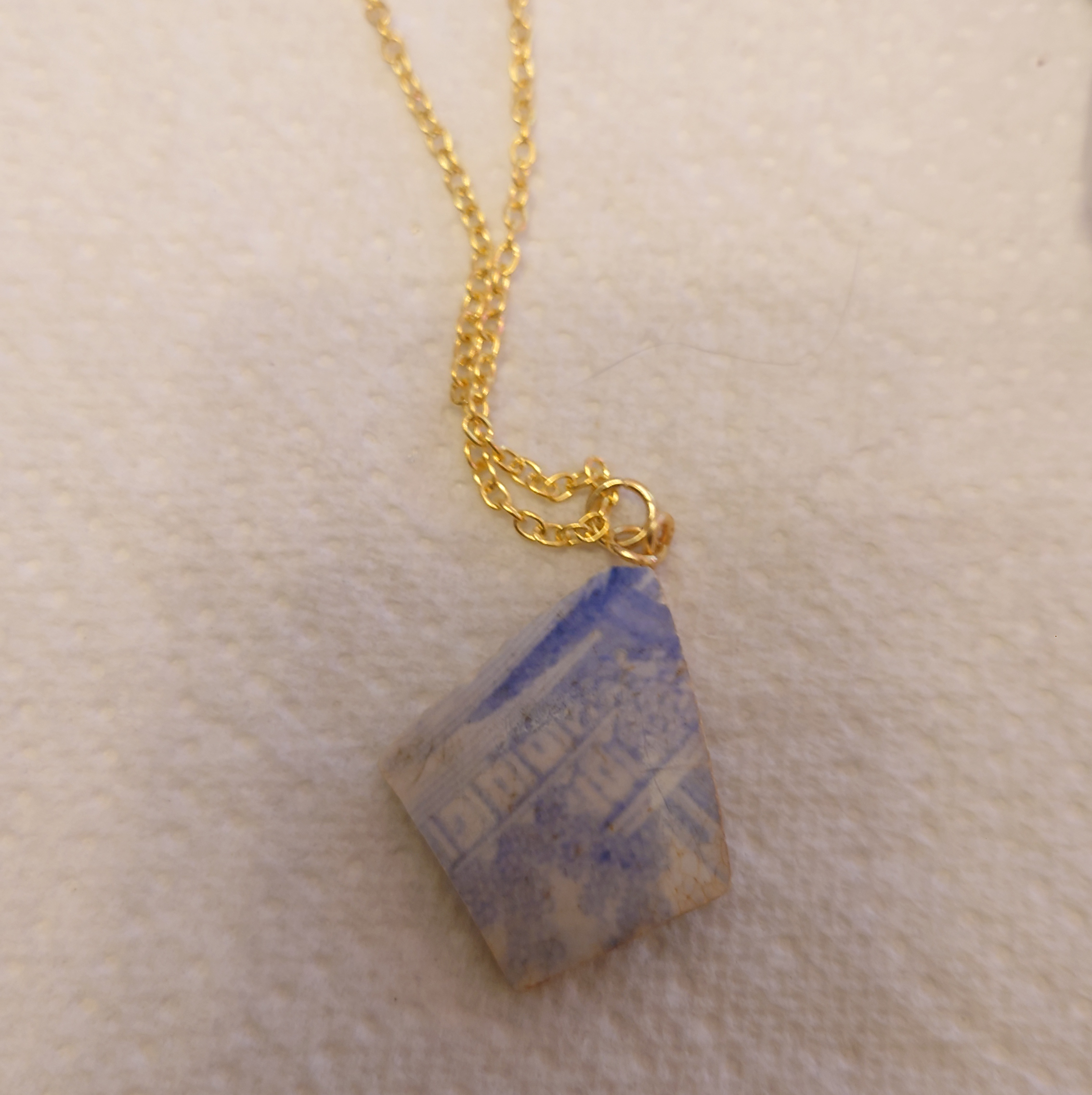 Ceramic fragment necklace photo