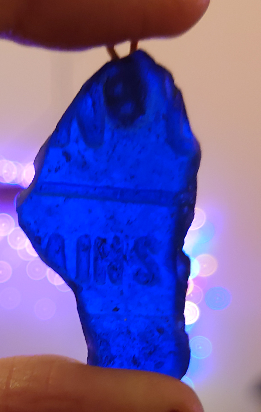 River glass necklace photo