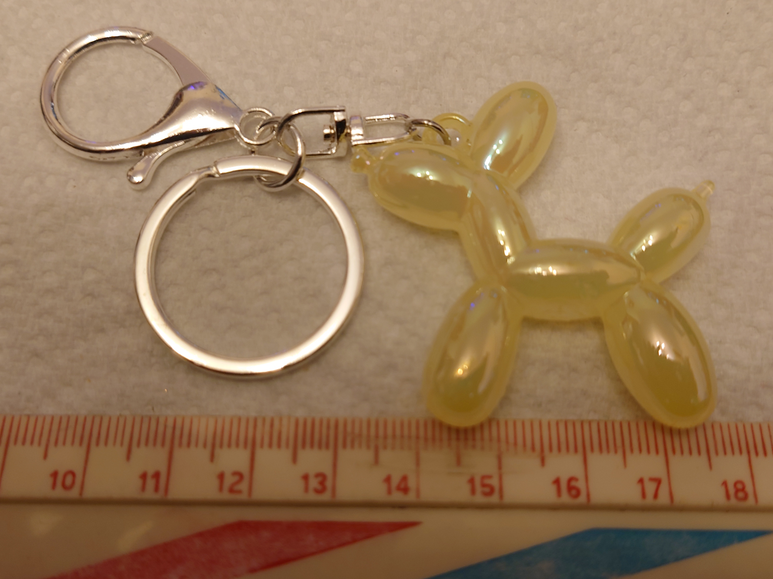 Keyring - balloon dog photo